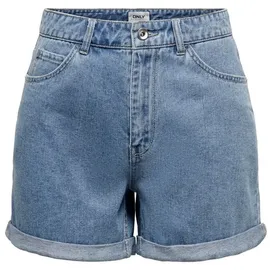 Only Jeansshorts ONLVega (1-tlg) Plain/ohne Details blau S