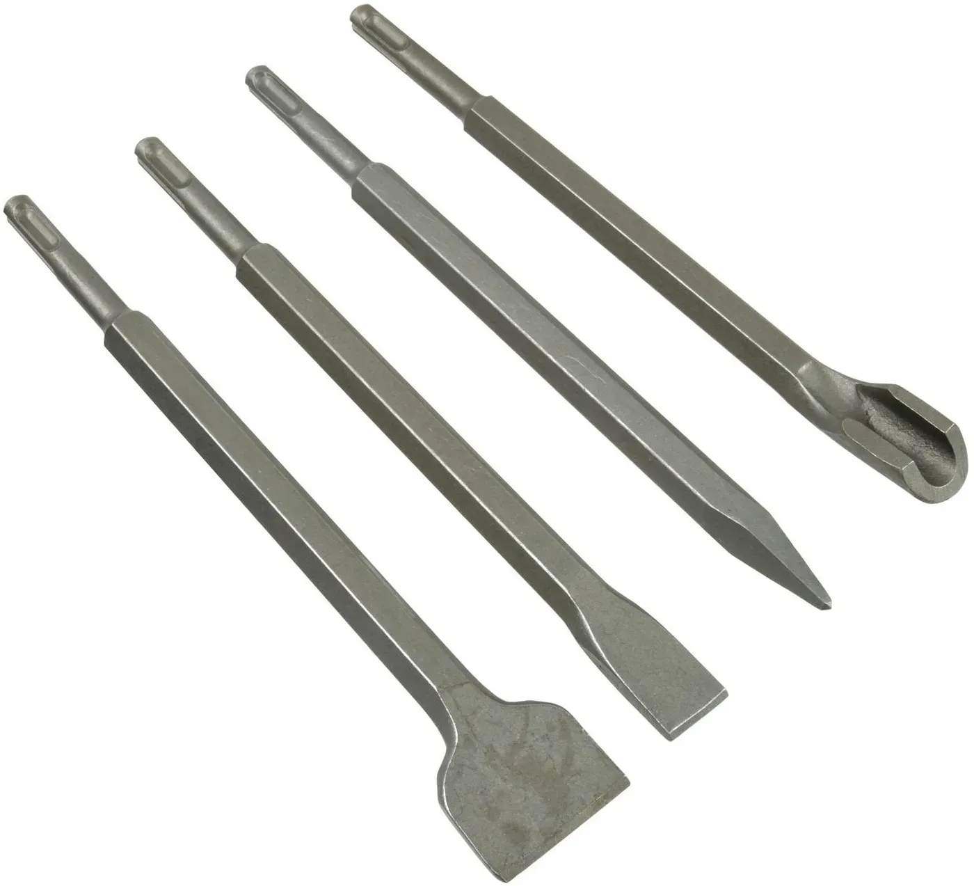 Meißel-Set SDS-Plus 250mm, spitz, flach, spaten, Hohlmeißel