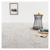 vidaXL »PVC Laminat Dielen Selbstklebend 5,11 m2 Weißer Marmor