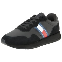 Tommy Hilfiger Tommy Jeans Herren Runner Sneaker Modern Sportschuhe, Schwarz (Black), 44