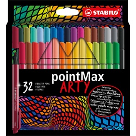 Stabilo pointMax ARTY Filzstifte farbsortiert, 32 St.