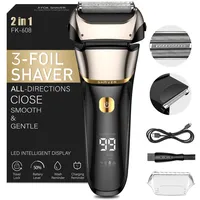 Birch Folienrasierer 2 in 1 Herren Schwarz
