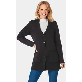 GOLDNER Kuschelweiche Strickjacke Schwarz 22
