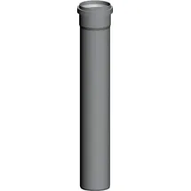 WOLF-Garten Abgasrohr DN80 einwandig 1000 mm aus Polypropylen bis 120 °C