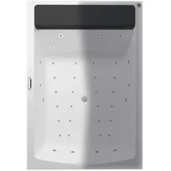 Riho Whirlpool Anna linke Ausführung mit Farblichttherapie, Touchbedienung und Heizung, B065005005, Badewannen, weiß