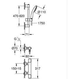 Grohe Precision Flow mit Thermostat, 34800001