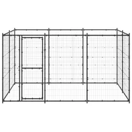 vidaXL Outdoor-hundezwinger Stahl 7,26 M2 - Vidaxl