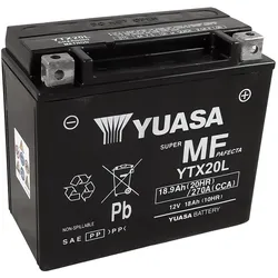 YUASA YUASA Batterij YUASA W / C onderhoudsvrije fabriek geactiveerd - YTX20L FA Onderhoudsvrije accu