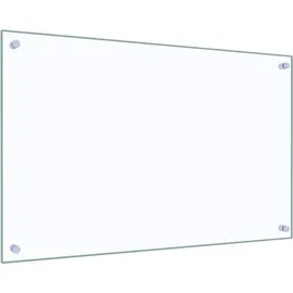 vidaXL Küchenrückwand Transparent 80×50 cm Hartglas