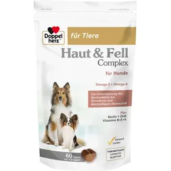 Doppelherz Haut & Fell Complex für Hunde 60 St Kautabletten