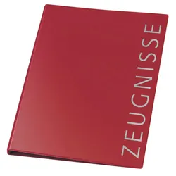 Veloflex Ringbuch A4 Zeugnisse 16mm 4 Ringe weinrot Packung mit 10 Stück