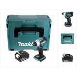 Makita DTD 155 G1J Akku Schlagschrauber 18 V 140 Nm 1/4" Brushless + 1x Akku 6,0 Ah + Makpac - ohne Ladegerät