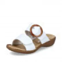 Rieker FSK Damen Sandalen für Damen, weiß, Größe 39 EU