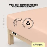 schlafgut Easy Jersey 120 x 200 - 130 x 220 cm red light
