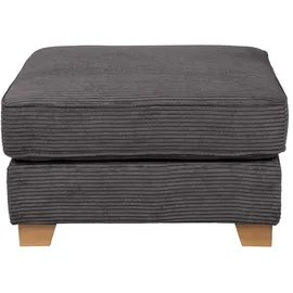 Soho Hocker Franka 75 x 42 x 62 cm Grau