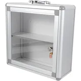 TOKIDNY Medizinkoffer Wandmontage Kleiner Abschließbarer Medikamentenschrank Metall Robust Sicher Für Haus Büro Outdoor