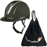 RL24 Reithelm Carbon Art HKM schwarz matt XS (48-54cm) inkl. RL24 Schutzbeutel
