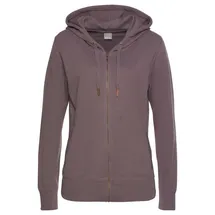 bench. loungewear Sweatjacke Damen mauve-meliert Gr.52/54