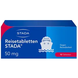 Reisetabletten STADA 50mg Dimenhydrinat bei Reiseübelkeit