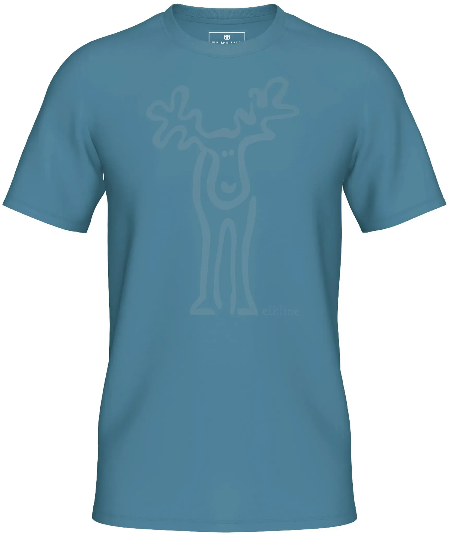 Elkline Herren-T-Shirt Rudolf, trekkinggreen-ashblue, 3XL