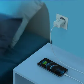 CHOETECH PD20W Typ-C Wandladegerät weiß