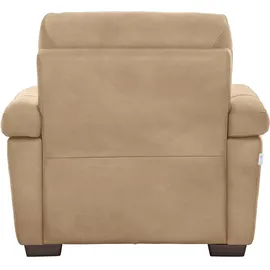 Calia Italia Sessel Gaia Mikrofaser 100 x 92 x 94 cm Beige