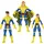 Marvel X-Men 60th Anniversary Actionfiguren-Set Banshee, Gambit & Psylocke 15,2 cm