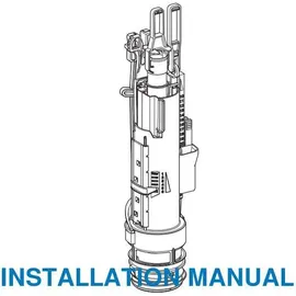 Geberit Spülventil Typ 212 komplett, für Sigma, Delta und UP300 UP-Spülkasten