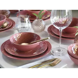 CreaTable Orient Mandala Tafelservice 18-tlg. rot
