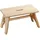 KESPER Tritthocker Holz 42 x 22 x 20,5 cm Natur