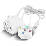 Mini 5v Usb-wasserpumpen-sprühgerät Mit Led-licht, Ideal Für Zimmerbrunnen, Gartenteiche Und Wasserspiele.