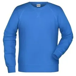 Herren Raglan Sweatshirt 8022, kobalt-blau, Größe XL - blau - XL