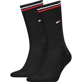 Tommy Hilfiger TH UNI TJ SOCK 2P Iconic 2 Paar Schwarz 39-42