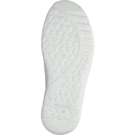 WALDLÄUFER M-IRA Soft Riemchenballerina Slipper, Komfortschuh, Orthotritt-Funktion, Spezialweite M silberfarben|weiß 40 EU (6,5 UK)