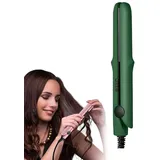 Regulatem Ceramic Mini Hair Curler,Mini Glätteisen für Kurzes Haar,2 in 1 Mini Glätteisen und Lockenstab,Keramik-Heizplatte,Tragbare Keramik flache Lockenstab Haar Lockenwickler für Reisen (D)