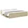 vidaXL Bettgestell 200 x 200 cm Sonoma-Eiche
