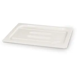 HENDI Gastronorm Deckel, GN 1/6, Weiß, 176x162mm
