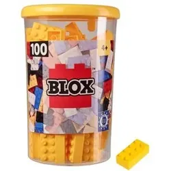 SIMBA 104118898 Blox 100 gelbe 8er Steine in Dose