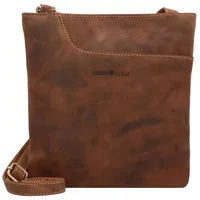 GREENBURRY Beuteltasche Vintage Sattelbraun Braun Herren