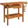 vidaXL Werkbank mit Schubladen Schraubstöcken 124x52x83 cm Akazienholz