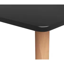 vidaXL Bartisch 120 x 60 x 105 cm Schwarz