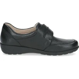 CAPRICE Slipper aus Leder Mehrweite H, Schwarz 40 EU