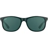 Ray Ban Andy RB4202 606971 55-17 shiny black/dark grey