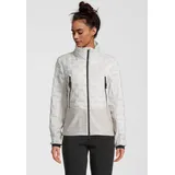 zerorh+ rh+ Isolationsjacke 5 Elements Hybrid Bomber in inuit white-light grey melange | Gr.: S