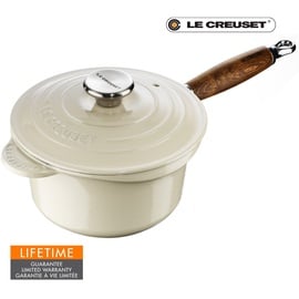 Le Creuset Tradition Profitopf 18 cm meringue mit Holzgriff