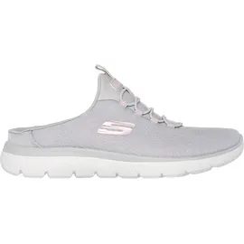 SKECHERS Slides Hellgrau 39