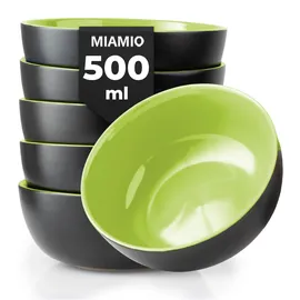 MiaMio Müslischalen Set 6-tlg. Grün