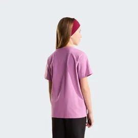The North Face "TEEN EVOLUTION SIMPLE DOME S/S TEE", Jungen, Gr. M, hushed lavender, Obermaterial: 60% Baumwolle, 40% Polyester, normal, Rundhals, Shirts T-Shirt