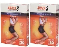 ANACA3 Minceur Nuit Shorty L/XL Autre 2x1 pc(s)