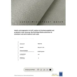 Home Affaire Eckcouch Mikrofaser 3-Sitzer Rosa